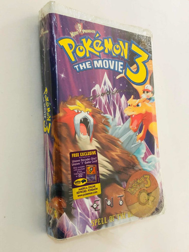 Antiga Fita Vhs Pokémon Exclusiva Lacrada