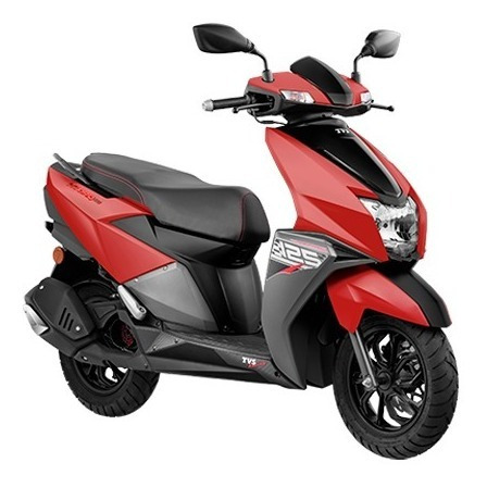 Imagen 1 de 25 de Moto Scooter Tvs Ntorq 125  Rojo Puesta En Calle Patentada !
