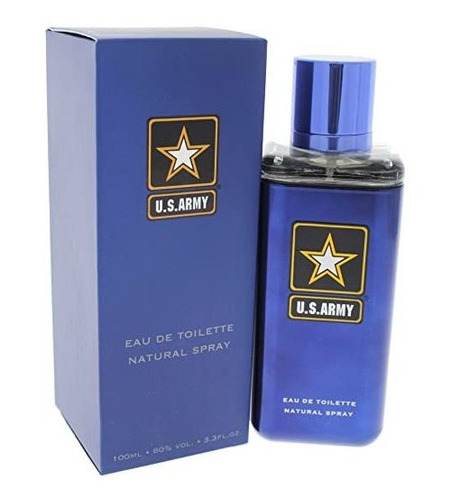 New Brand Us Army Eau De Toilette Spray For Men, 3.3 Ounce