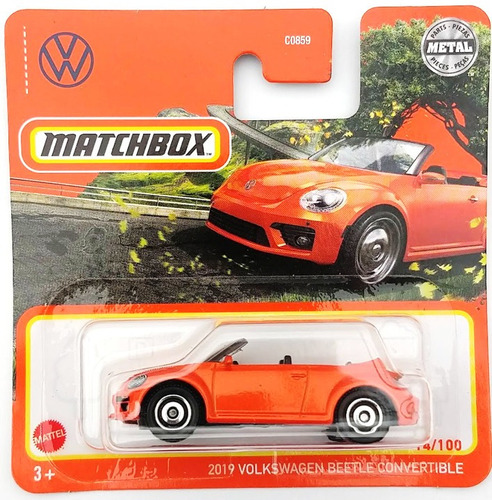 Matchbox Volkswagen Beetle Convertible Original Coleccion