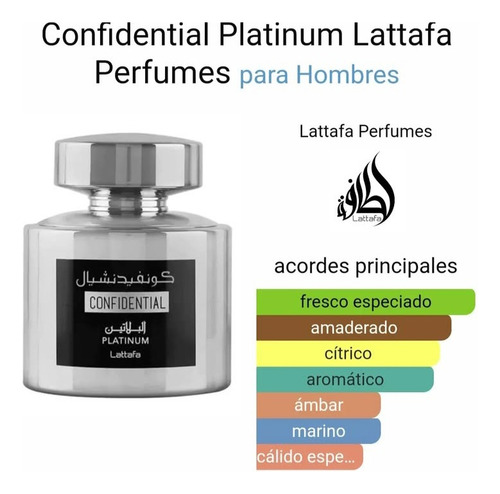 Perfume Confidential Platinum Edp 100ml
