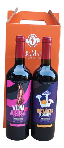 Pack Vino Atrevido Weona Jugosa + Hectárea De Callampas