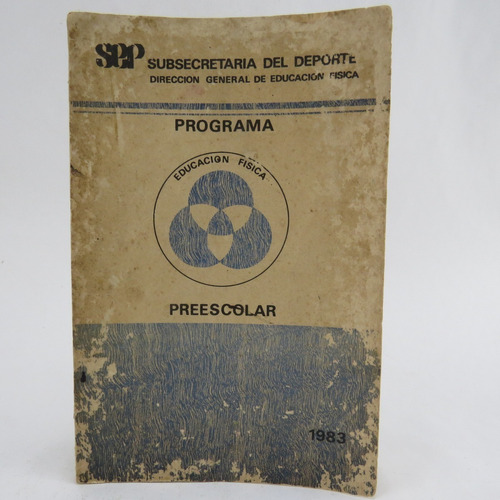 L2893 Programa Educacion Fisica Preescolar 1983 