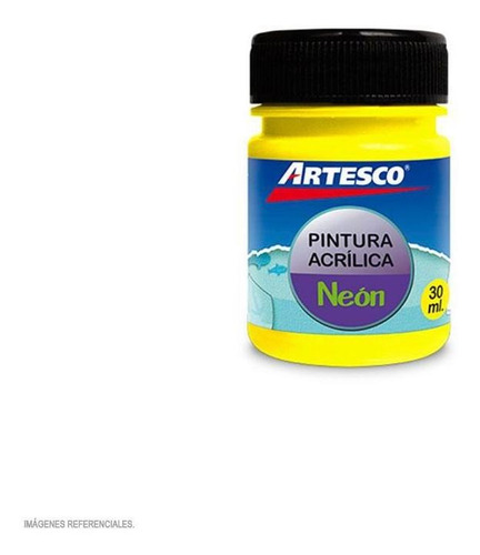 Pintura Acrilica Mate Neon 30ml Amar Artesco