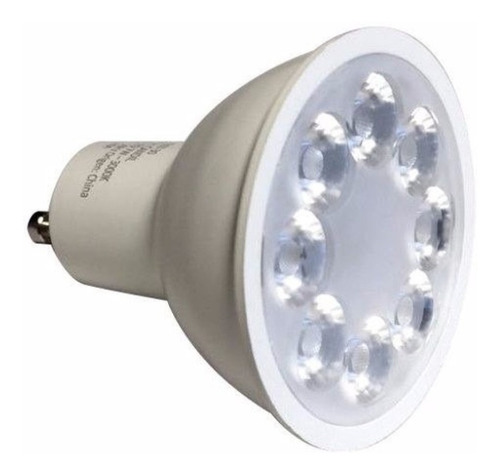 Pack X 10 Spot Led Blanco + 10 Focos Led 7w 220v 30° Candil