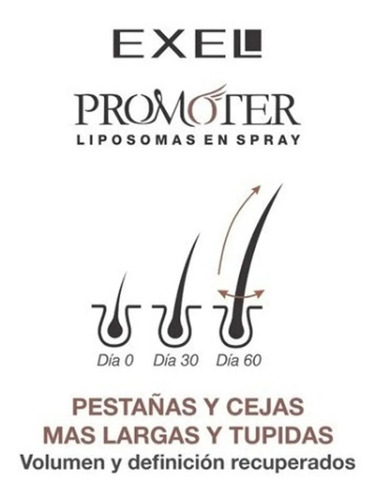 Promoter X6 Liposomas Crecimiento Pestañas Y Cejas Exel