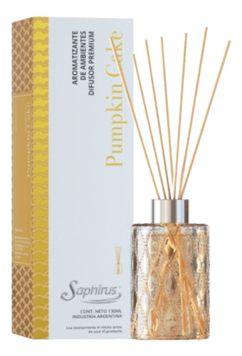 Difusor Premium Saphirus Varillas Pumpkin Cake