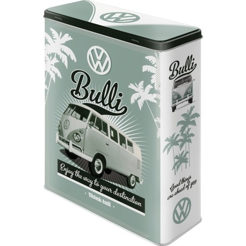 Caja De Metal Nostalgic-art® Xlvw Bulli (combi) Enjoy