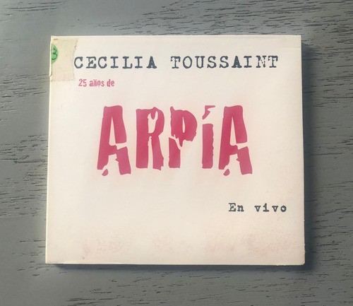 Cd Cecilia Toussaint Arpia En Vivo