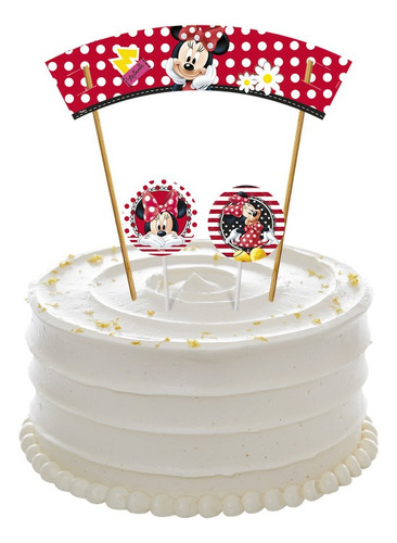 Topper Para Bolo Festa Minnie - Regina - Rizzo