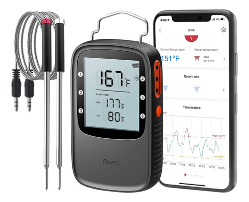 Govee - Termometro Para Carne  Termometro Para Alimentos I