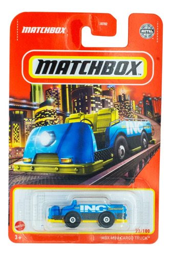 Matchbox  Basic Set - Mini Camión De Carga Mbx Azul 23-100.