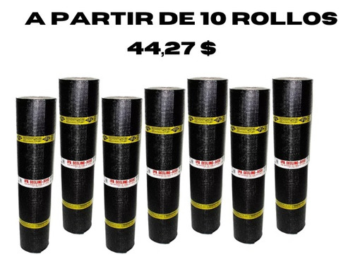 Manto Asfaltico En Rollo De 10mts X 2.7mm Ipa (oferta)