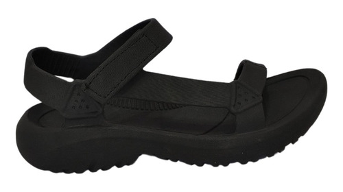 Sandalia Plastico Mujer Teva Negro Playera Cómoda Con Abrojo