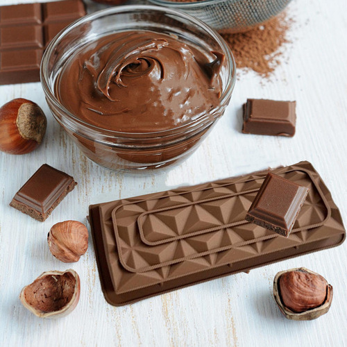 Molde De Silicona Para Chocolate, Molde Grande Para Caramelo
