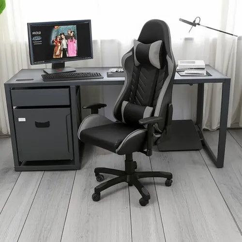 Cadeira Gamer Dazz Elite Pro com Apoio Lombar e Cervical Preto