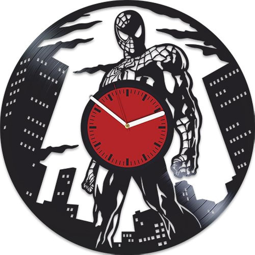 Kovides Spider Man Homecoming Game Reloj De Pared De Vinilo 