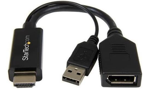  Conversor Activo Hdmi2dp Hdmi O Dvi A Displayport Negro