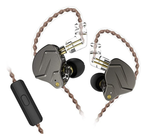 Auriculares In-ear Kz Zsn Pro 1ba+1dd Auriculares Con Cable