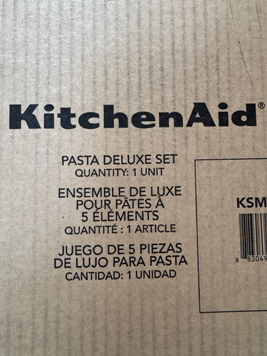 Accesorios Para Cortador Pasta Deluxe Kitchenaid 5 En 1