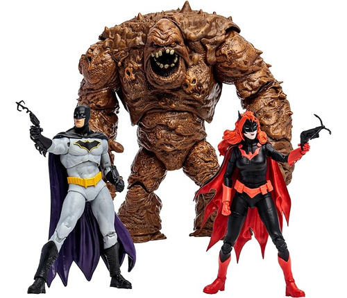 Mcfarlane Toys Multiverse Clayface Batwoman 3 Unidades Dorad