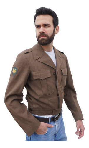 Chaqueta Militar Americana Guerra De Corea 1953 7ma División