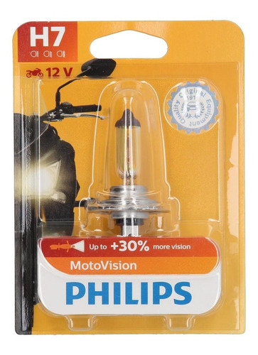 Lampara H7 (12972) 12v 55w Px26d Moto Vision Philips 63042/6