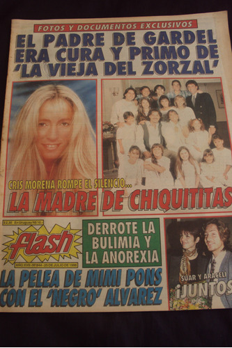 Revista Flash # 844 (25/7/96) Tapa Chris Morena 