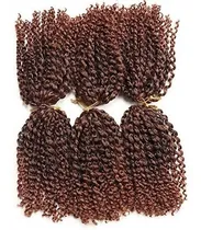 Comprar 6 Paq Marlybob Crochet Hair Afro Kinky Curly Hair Crochet Cr