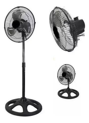 Ventilador 18 Pulgadas 90w 3 En 1 Super Potente Aspas Metal