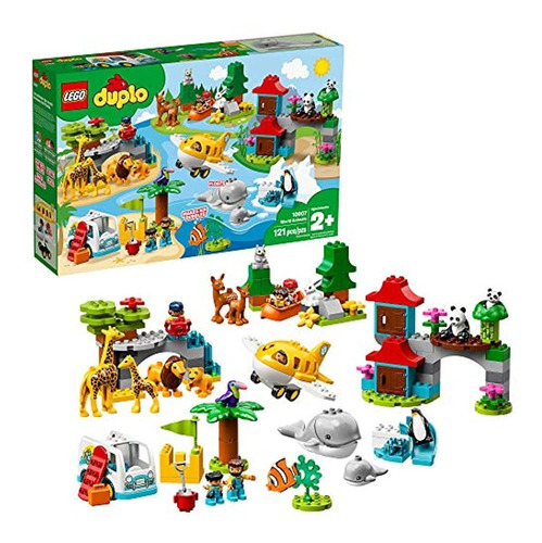 Lego Duplo Town World Animals - Ladrillos De Construcción