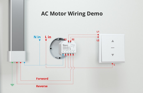 Interruptor Wifi Sonoff Dual R3 Control Persianas O Consumo