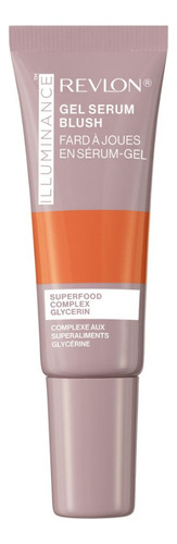 Sérum en gel Revlon Illuminance, rubor radiante, tono de maquillaje naranja coral