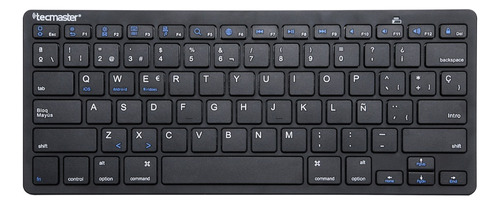 Mini Teclado Bluetooth Tecmaster Negro