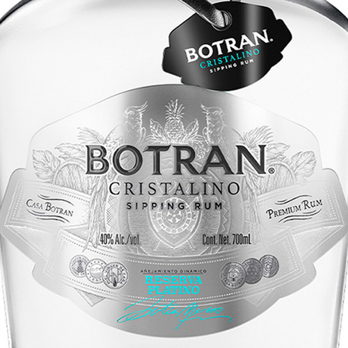 Paquete De 3 Ron Botran Cristalino 700 Ml