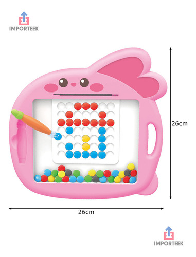 . Pizarron Magico Magnetico Didactico Rompezabeza Niños