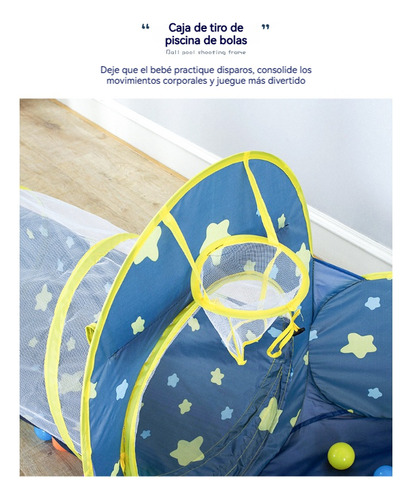Alberca De Pelotas Con Tunel Carpa Casita Para Niñas 3 En 1
