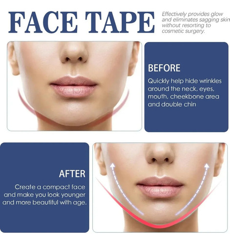 Ah Cinta Adhesiva Invisible For Levantamiento Facial En V,