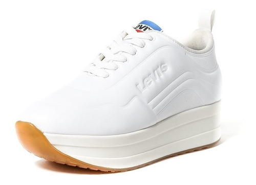 Imagen 1 de 2 de Tenis Levi´s Dama 119332 Original Blanco