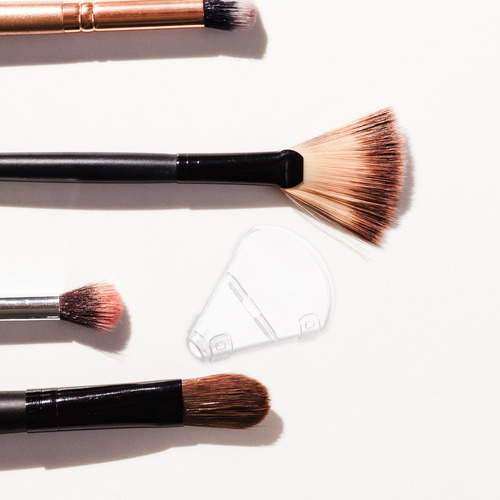 10 Fundas Para Brochas De Maquillaje: Plástico Transparente