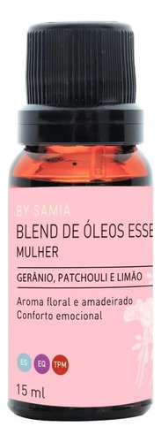 Blend De Óleos Mulher 15 Ml - By Samia