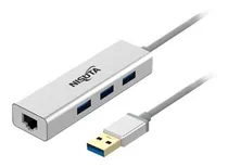Comprar Docking Usb Am 3.0 A Hub 3 Puertos Usb 3.0 Y Redrj45 Gigabit