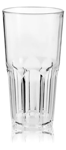 Vaso Acrilico Facetado Trago Largo 330ml X 48 - Sufin