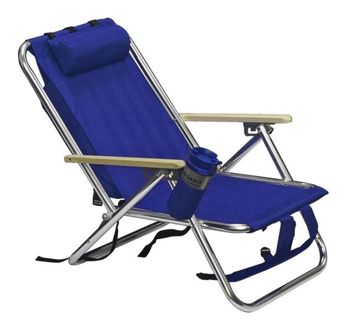 Mochila Silla De Playa Silla Plegable Plegable Solid Constr