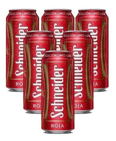 Cerveza Schneider Roja Lata 473ml Pack X6 Fullescabio Oferta