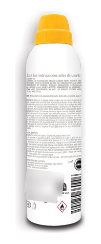 Repelente De Insectos En Aerosol Bye Bites Active Protección 6 Horas 15% Deet 170g