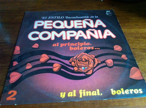 Vinilo -pequeña Compañia-al Principio Boleros. Ljp