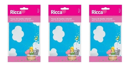 Ricca 390 Touca De Banho Infantil (kit C/03)
