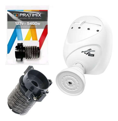 Resistencia P/ Chuveiro Fame Banho Nosso Quattro 127v-5400w