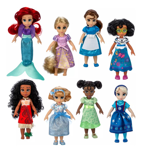 Muñecas Disney Princesas Once Upon A Story Mini Doll Set